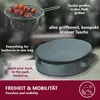 HOOZ Camping portabler Holzkohlegrill Koffergrill Produktbild-Vorschau 5