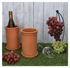 2er Set Weinkühler + Untersetzer Terrakotta Ø 12.5 cm H Produktbild-Vorschau 2