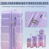 LVHOM Set de 4 valises à coque rigide avec trousse de Voir les images du produit 6