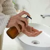 Oputec 4 x 250 ml Seifenspender aus Glas – Shampoo-Flaschen Produktbild-Vorschau 3
