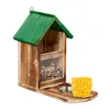 Relaxdays Eichhörnchen Futterhaus, Holz, Produktbild-Vorschau 1