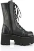 ASHES-105 Damen Boots von DemoniaCult, Schwarz EU 40, US 10 Produktbild-Vorschau 5