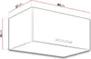 Mobile cucina alto chiuso 80 cm ZHILAN 2 - rovere lancelot Anteprima dell’immagine prodotto 7