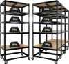 Mega Deal 4x Kommissionierwagen BÜFFEL  | HxBxT 190x90x50cm Produktbild-Vorschau 1