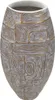 Mauro Ferretti Vase Eklips Turm 24x11,5x59,5 cm gold weiß Produktbild-Vorschau 2