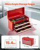 VEVOR Werkzeugkiste 520 x 218 x 304 mm, Werkzeugkasten mit Produktbild-Vorschau 3