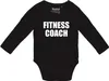 Huuraa Baby Body Fitness Coach Training 74 Black  Baumwolle Produktbild-Vorschau 1