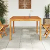 vidaXL Stół ogrodowy 110x110x75 cm z litego drewna Podgląd zdjęcia produktu 3