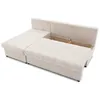 A sectional sofa with storage compartments open, shown from a high angle. Produktbild-Vorschau