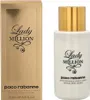 A product shot of a Paco Rabanne Lady Million Sensual Body Lotion bottle and its packaging. Náhled obrázku produktu