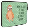 Mr. & Mrs. Panda Laptop Tasche Faultier Zufrieden 20 x 28 Produktbild-Vorschau 3