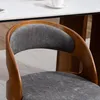 Ensemble de deux chaises de salle à manger pivotantes, Voir les images du produit 12