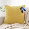 Lycce Kissenhülle Bouclé 50x50 cm senf Produktbild-Vorschau 2