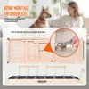 VEVOR Hunderampe 1,2m lang Hundetreppe mit 7 Querstangen Produktbild-Vorschau 5
