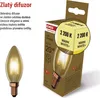 LED žárovka Vintage svíčka / E14 / 2,5 W (20 W) / 225 lm / teplá bílá Náhled obrázku produktu