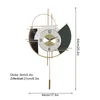 Minimalistisch Modern Wanduhr, Groß Kreativität Dekorative Produktbild-Vorschau 3