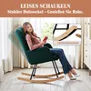 Schaukelstuhl Schaukelsessel Relaxsessel Gepolsterter Produktbild-Vorschau 3
