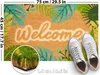 BRUBAKER 3D Fußmatte Welcome mit Blättern - 45x75 cm Kokos Produktbild-Vorschau 5
