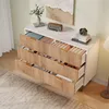 UnboxG 6-Schubladen Kommode 100×34×73 cm, moderner Produktbild-Vorschau 1