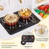 COSTWAY Kinderküche Holz, Spielküche mit Spüle, Wasserhahn, Produktbild-Vorschau 5