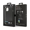 BMW Handyhülle iPhone 13 Schwarz Echtes Leder Carbon-Optik Produktbild-Vorschau 8