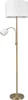 Zweiflammige Trio Stehleuchte / Leselampe HOTEL 170 cm mit Produktbild-Vorschau 10