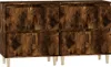 The Living Store Sideboards 2 Stk. Räuchereiche 60x35x70 cm Produktbild-Vorschau 6