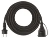 Verlängerungskabel 10 m / 1 Steckdose / schwarz / Gummi-Neopren / 250 V / 1,5 mm2 Náhľad obrázku produktu