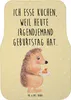 Mr. & Mrs. Panda Automatte Igel Kuchenstück - Gelb Pastell Produktbild-Vorschau 1