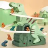 Rennbahn mit kletternden Dinosauriern und Treppe LED Sound Produktbild-Vorschau 9