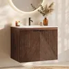Mobile sospeso per lavabo con due ante a chiusura Anteprima dell’immagine prodotto 8