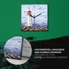 Coloray Uhr auf Leinwand 30x30 cm Wand Uhr Dekoration Produktbild-Vorschau 5