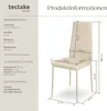 4 jídelní židle Imitace kůže - béžové Náhled obrázku produktu 11