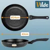 Vilde | Poêles 2 pcs avec couvercles en verre - Ø 24/32 cm Voir les images du produit 5