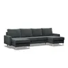 Ecksofa mit Schlaffunktion, Wendekissen, Sofa U-form BLANK Produktbild-Vorschau 1