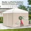 Pavillon Seitenteile 3x3m, Seitenwände für Gartenpavillon Produktbild-Vorschau 6