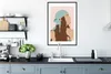 MuchoWow® Gerahmtes Poster Sommer - Frau - Kopftuch 60x90 Produktbild-Vorschau 4