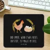 Mr. & Mrs. Panda Mousepad Huhn Stolz - Schwarz - Geschenk, Produktbild-Vorschau 2