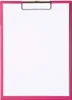 MAUL Klemmbrett A4 Hochformat Karton Folie pink Produktbild-Vorschau 2