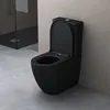 doporro Stand-WC mit Spülkasten komplett schwarz matt inkl. Produktbild-Vorschau 2
