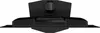 A top-down view of a black gaming monitor stand. Produktbild-Vorschau