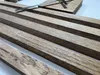 Wanduhren DIY Holz Eiche Lamellen große Wanduhr 60 cm 3D Produktbild-Vorschau 2