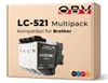 Brother LC-521 kompatible Druckerpatronen 4er Set - Produktbild-Vorschau 1