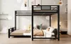 Letto a castello in metallo, dimensioni 90x200 cm sopra e Anteprima dell’immagine prodotto 14
