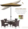 Outsunny Parasol de jardin Parasol droit Parasol Voir les images du produit 3