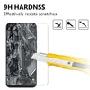 A smartphone screen protector being tested for scratch resistance with a utility knife. Produktbild-Vorschau