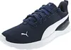 A single navy blue Puma sneaker with a white stripe is shown against a white background. Produktbild-Vorschau