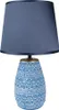 Clayre & Eef Tischlampe Ø 20x35 cm Blau Weiß Keramik Produktbild-Vorschau 1
