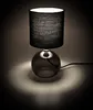 Tischlampe mit schwarzem Lampenschirm, Lampenfuß Produktbild-Vorschau 2
