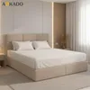Boxspringbett - 180x200 - Beige - mit Bettkästen - mit Produktbild-Vorschau 9